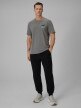 mini: Męski t-shirt z nadrukiem 4F 4FRSS26TTSHM3990 - szary (2)