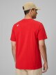 mini: Męski t-shirt bez nadruku 4F 4FRSS26TTSHM4261 - czerwony (4)