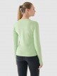 Damski longsleeve do biegania 4F 4FWAW24TFLOF249 - zielony