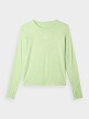 Damski longsleeve do biegania 4F 4FWAW24TFLOF249 - zielony