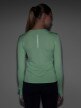 Damski longsleeve do biegania 4F 4FWAW24TFLOF249 - zielony