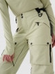 Damskie spodnie snowboardowe 4F 4FWAW24TFTRF701 - zielone