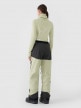 Damskie spodnie snowboardowe 4F 4FWAW24TFTRF701 - zielone