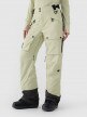 Damskie spodnie snowboardowe 4F 4FWAW24TFTRF701 - zielone