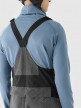 Męskie spodnie snowboardowe 4F 4FWAW24TFTRM627 - czarne