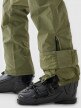 Męskie spodnie narciarskie 4F 4FWAW24TFTRM695 - oliwkowe/khaki