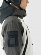 Męska kurtka snowboardowa 4F 4FWAW24TTJAM511 - szara