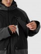 Męska kurtka snowboardowa 4F 4FWAW24TTJAM511 - czarna