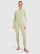 mini: Damski longsleeve do jogi i pilatesu 4F 4FWAW25TFLOF429 - zielony (7)