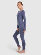 mini: Damski longsleeve do jogi i pilatesu 4F 4FWAW25TFLOF429 - granatowy (3)