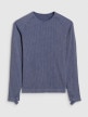 mini: Damski longsleeve do jogi i pilatesu 4F 4FWAW25TFLOF429 - granatowy (9)