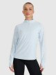  4F Damska bluza do biegania 4F 4FWAW25TFSWF578  niebieska Niebieski