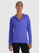 Damska bluza treningowa 4F 4FWAW25TFSWF585 - niebieska