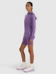 Damska bluza treningowa 4F 4FWAW25TFSWF585 - fioletowa