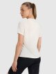 mini: Damska koszulka do biegania 4F 4FWAW25TFTSF1502 - biała (9)