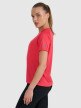 mini: Damska koszulka do biegania 4F 4FWAW25TFTSF1502 - czerwona (3)