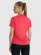 mini: Damska koszulka do biegania 4F 4FWAW25TFTSF1502 - czerwona (9)