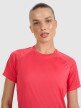 mini: Damska koszulka do biegania 4F 4FWAW25TFTSF1502 - czerwona (4)