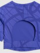 mini: Damski crop top treningowy 4F 4FWAW25TFTSF1520 - niebieski (7)