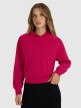 mini: Damska bluza nierozpinana z kapturem 4F 4FWAW25TSWSF1887 - różowa (9)