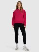 mini: Damska bluza nierozpinana z kapturem 4F 4FWAW25TSWSF1887 - różowa (5)