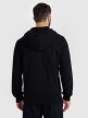 mini: Męska bluza rozpinana z kapturem 4F 4FWAW25TSWSM1903 - czarna (6)