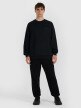 mini: Męska bluza nierozpinana bez kaptura 4F 4FWAW25TSWSM1924 - czarna (6)