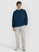 mini: Męska bluza nierozpinana bez kaptura 4F 4FWAW25TSWSM1924 - granatowa (2)