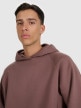 mini: Męska bluza nierozpinana bez kaptura 4F 4FWAW25TSWSM1946 - brązowa (4)