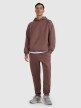 mini: Męskie spodnie dresowe 4F 4FWAW25TTROM1251 - brązowe (1)