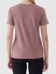 mini: Damski t-shirt z nadrukiem 4F 4FWAW25TTSHF2322 - brązowy (2)