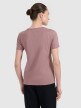 mini: Damski t-shirt z nadrukiem 4F 4FWAW25TTSHF2322 - brązowy (5)