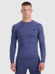  4F Męska bielizna termoaktywna (góra) 4F 4FWAW25USEAM233  granatowa Granatowy