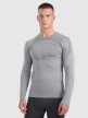  4F Męska bielizna termoaktywna (góra) 4F 4FWAW25USEAM237  szara Szary