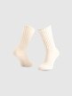 mini: Damskie skarpetki za kostkę (3-pack) 4F 4FWAW25USOCF430 - białe (2)