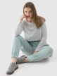 Damski longsleeve basic 4F 4FWMM00TLONF431 - szary