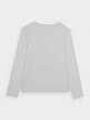 Damski longsleeve basic 4F 4FWMM00TLONF431 - szary