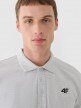 Męska koszulka polo 4F 4FWMM00TPTSM367 - szara