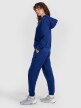 Damska bluza dresowa rozpinana z kapturem 4F 4FWMM00TSWSF1763 - granatowa