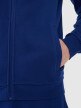 Męska bluza dresowa rozpinana bez kaptura 4F 4FWMM00TSWSM1463 - granatowa