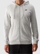 Męska bluza rozpinana z kapturem 4F 4FWMM00TSWSM1466 - szara