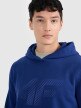 mini: Męska bluza nierozpinana z kapturem 4F 4FWMM00TSWSM1766 - granatowa (4)