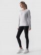 4F Damskie legginsy dzianinowe 4F 4FWMM00TTIGF195  czarne Czarny