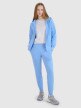  4F Damskie spodnie dresowe joggery 4F 4FWMM00TTROF1386  niebieskie Niebieski