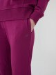 mini: Damskie spodnie dresowe joggery 4F 4FWMM00TTROF1386 - fioletowe (3)