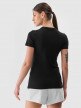 mini: Damski t-shirt basic 4F 4FWMM00TTSHF2255 - czarny (2)