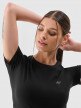 mini: Damski t-shirt basic 4F 4FWMM00TTSHF2255 - czarny (3)