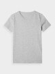 mini: Damski t-shirt basic 4F 4FWMM00TTSHF2255 - szary (4)
