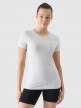  4F Damski tshirt basic 4F 4FWMM00TTSHF2255  szary Szary
