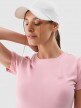 mini: Damski t-shirt basic 4F 4FWMM00TTSHF2255 - różowy (4)